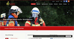 Desktop Screenshot of feuerwehr-waldbronn.de